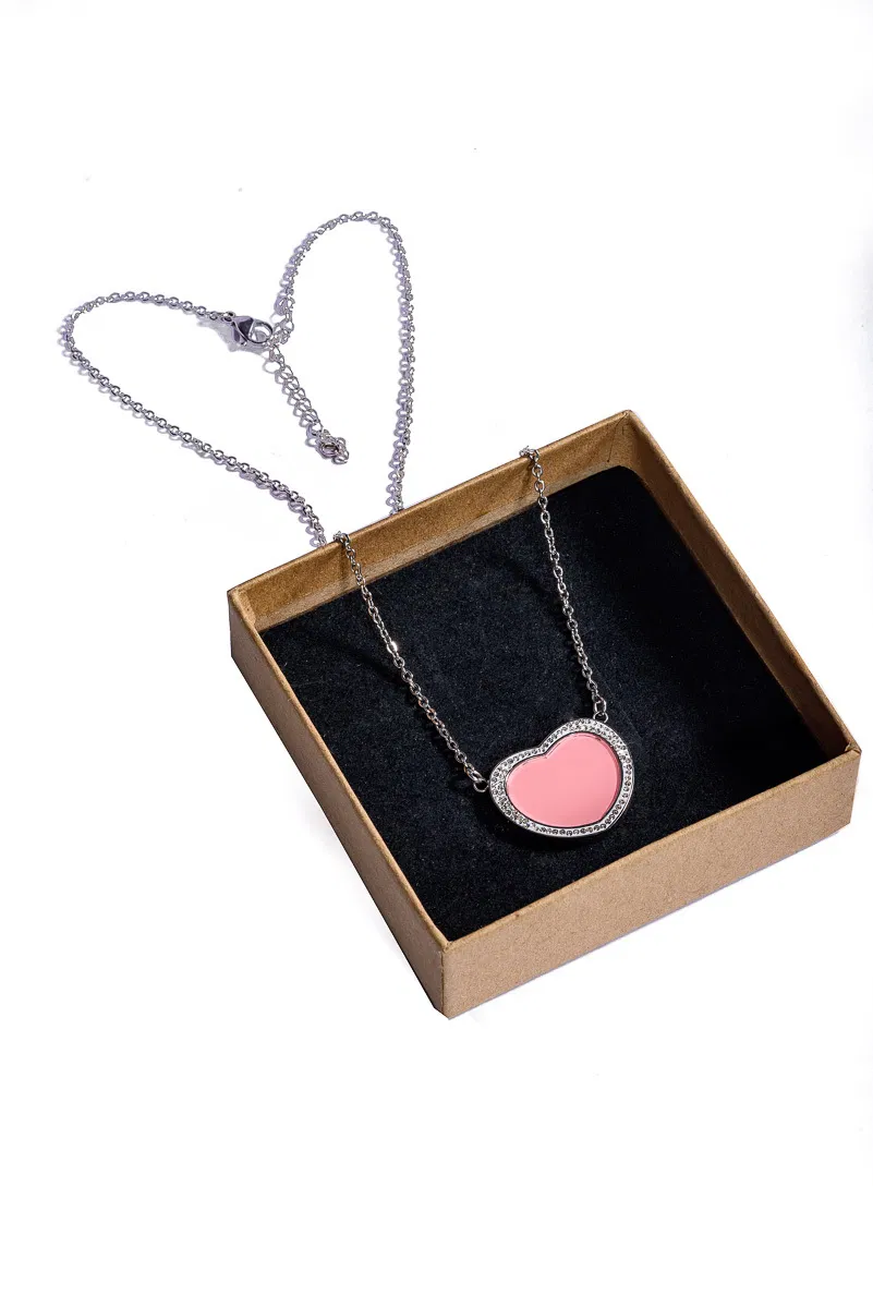 NFC Pink Heart Necklace